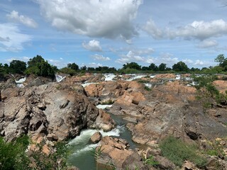 Cascades à Don Khone, Laos