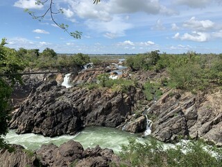 Cascades à Don Khone, Laos