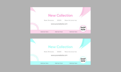 Banner / Cover Design - Editable Vector