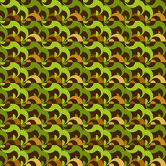 Vector rhythmic geometric elements background