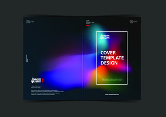 Abstract colorful color.Business Brochure. Flyer Design. Leaflets a4 Template. Cover Book and Magazine. Annual Report Vector illustration.