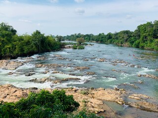 Chutes de Khone à Si Phan Don, Laos
