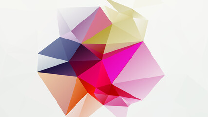 Fototapeta premium Light luxury Gold vector polygon abstract layout , Low Poly Background . vector blurry triangle texture. Brand new colorful illustration in with gradient. Brand new style for your business design.