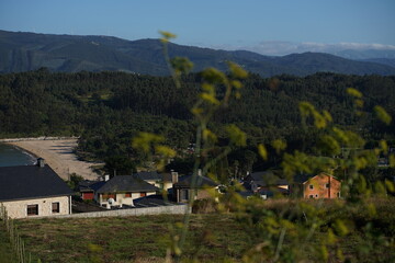 Fototapeta na wymiar Abrela. Coast of Galicia in Spain