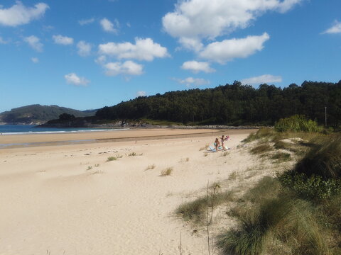 Abrela. Coast of Galicia in Spain