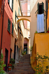 glimpse of cervo Ligurian village in the province of imperia Italy