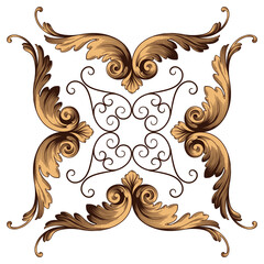 Classical baroque vector of vintage element for design. Decorative design element filigree calligraphy vector. You can use for wedding decoration of greeting card and laser cutting.