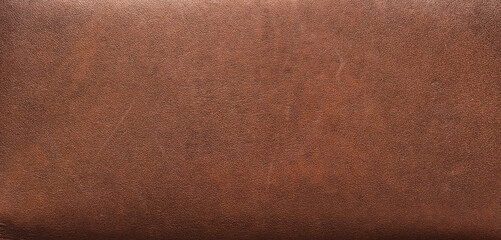 Brown leather texture background close up