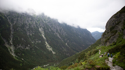 europe tatra mountains green grass mountain slope sky beautiful view