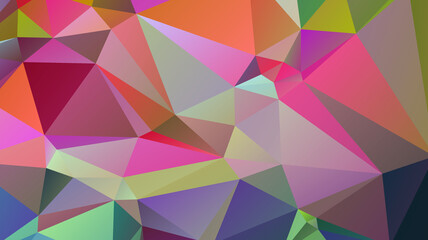 Obraz premium Light luxury Gold vector polygon abstract layout , Low Poly Background . vector blurry triangle texture. Brand new colorful illustration in with gradient. Brand new style for your business design.
