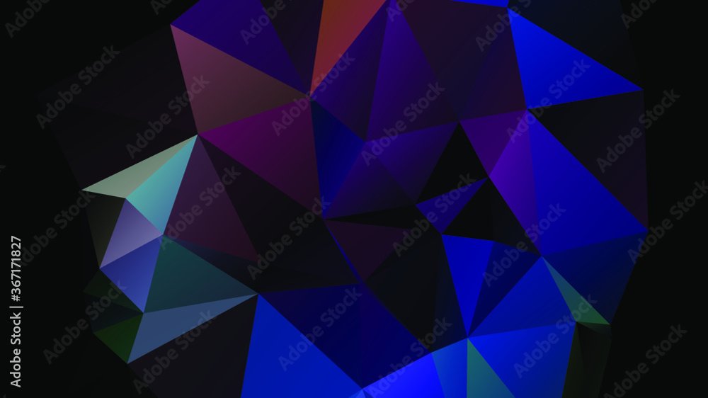 Poster light luxury gold vector polygon abstract layout , low poly background . vector blurry triangle text