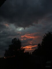 time lapse sunset