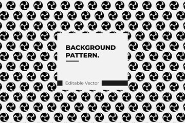 japanese pattern background vector history family crests mitsudomoe