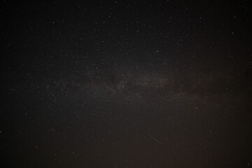 Milchstraße am Himmel bei Nacht in guter Auflösung. Geeignet für Himmel Austausch oder Hintergrund - unbearbeitet 