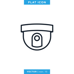 CCTV Icon Vector Design Template