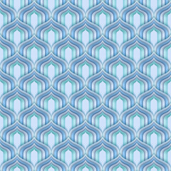 Vector paper cut geometric modern background