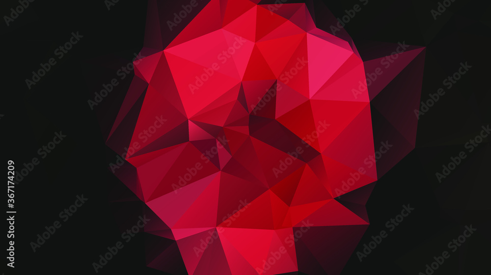 Poster light luxury gold vector polygon abstract layout , low poly background . vector blurry triangle text