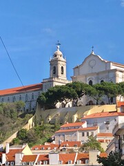 lisbon church on hill
