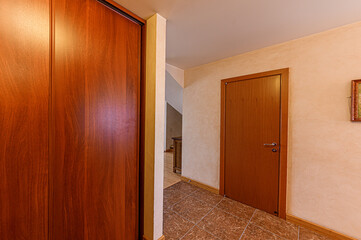 Russia, Moscow- February 10, 2020: interior room apartment modern bright cozy atmosphere. general cleaning, home decoration, preparation of house for sale