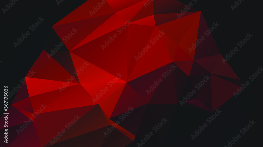 Poster light luxury gold vector polygon abstract layout , low poly background . vector blurry triangle text
