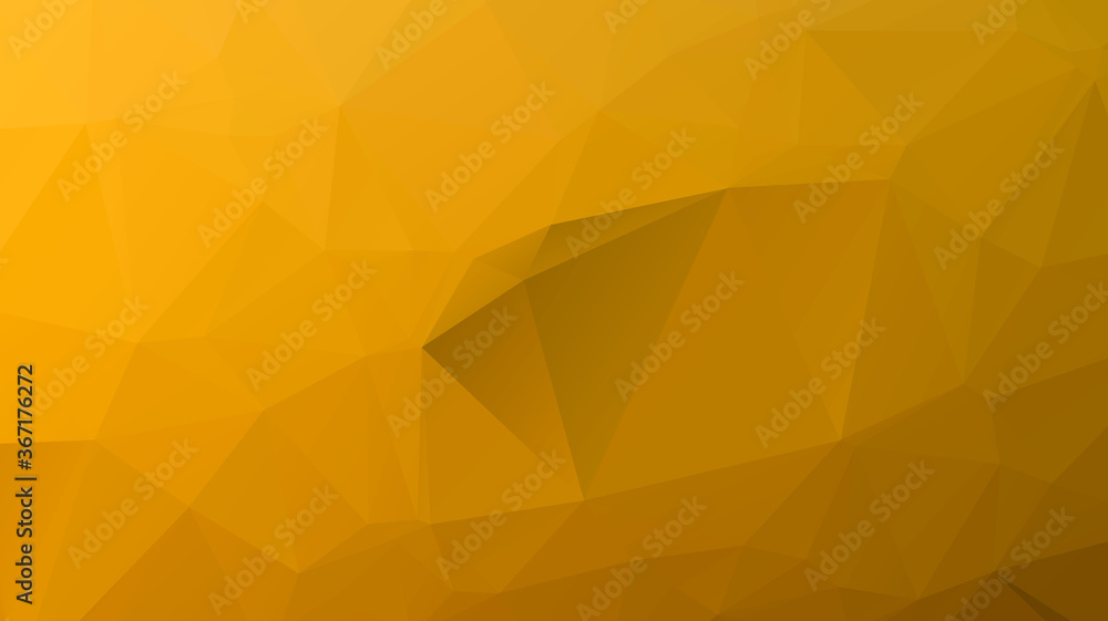 Poster light luxury gold vector polygon abstract layout , low poly background . vector blurry triangle text