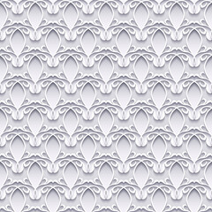 Vector paper cut geometric modern background.