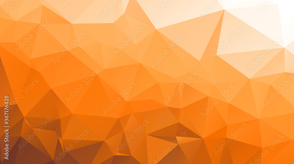 Poster light luxury gold vector polygon abstract layout , low poly background . vector blurry triangle text