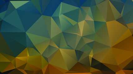 Fototapeta premium Light luxury Gold vector polygon abstract layout , Low Poly Background . vector blurry triangle texture. Brand new colorful illustration in with gradient. Brand new style for your business design.