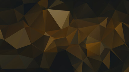 Obraz premium Light luxury Gold vector polygon abstract layout , Low Poly Background . vector blurry triangle texture. Brand new colorful illustration in with gradient. Brand new style for your business design.