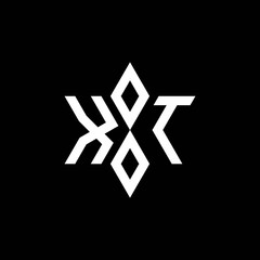 XT monogram logo with star shape and luxury style