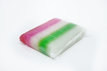 Layers cake or kue lapis. Traditional snacks from Indonesia. 