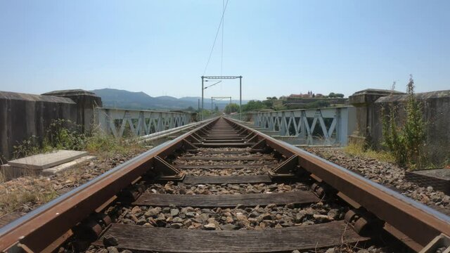 Valen&ccedil;a Road-Railway Bridge, also known as Ponte de Valenca or Ponte Internacional de Tuy, is a road and rail bridge, crossing the Minho River on the border between Portugal and Spain.