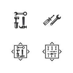 Service Tools vector icon illustration design template