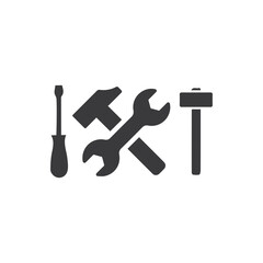 Service Tools vector icon illustration design template