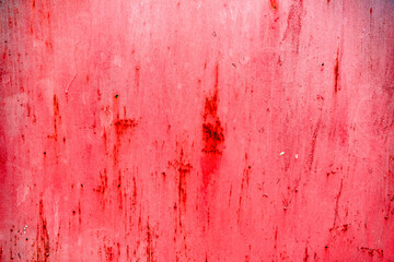 Rough red painted rusty metal surface, high resolution texture