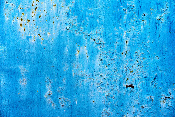 Blue metal floor plate texture and background seamless