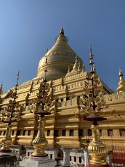 Pagode Shwezigon à Bagan, Myanmar	