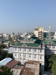 Fototapeta premium Paysage urbain à Mandalay, Myanmar 