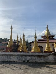 Fototapeta premium Temple au lac Inle, Myanmar