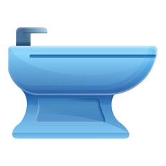 Toilet bidet icon. Cartoon of toilet bidet vector icon for web design isolated on white background