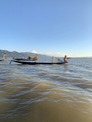 Pêcheurs sur le lac Inle, Myanmar