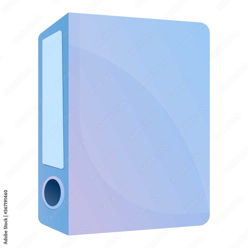 Poster storage documents form icon. cartoon of storage documents form vector icon for web design isolated o