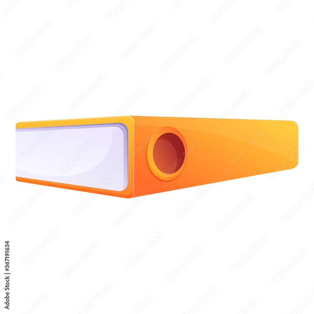 Poster document map folder icon. cartoon of document map folder vector icon for web design isolated on whit