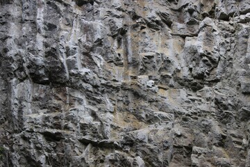 rough limestone rock face