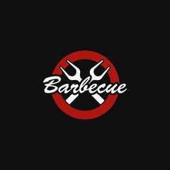 barbecue icon vector logo design. barbecue template quality logo symbol inspiration