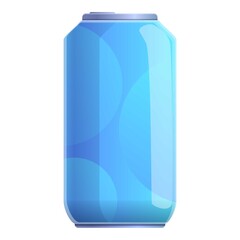 Drink tin can icon. Cartoon of drink tin can vector icon for web design isolated on white background