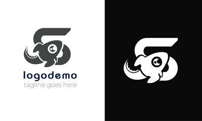 initial S letter logo with Rocket icon combo.Logo design with abstract rocket icon and monogram .
Travel logo with latter and Rocket with negative space design .vector logo concept design .