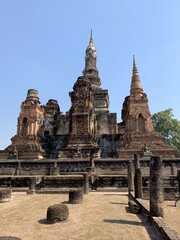 Temple du parc historique de Sukhothaï, Thaïlande