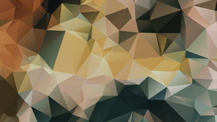 Light luxury Gold vector polygon abstract layout , Low Poly Background . vector blurry triangle texture. Brand new colorful illustration in with gradient. Brand new style for your business design.