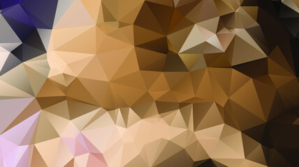 Light luxury Gold vector polygon abstract layout , Low Poly Background . vector blurry triangle texture. Brand new colorful illustration in with gradient. Brand new style for your business design.